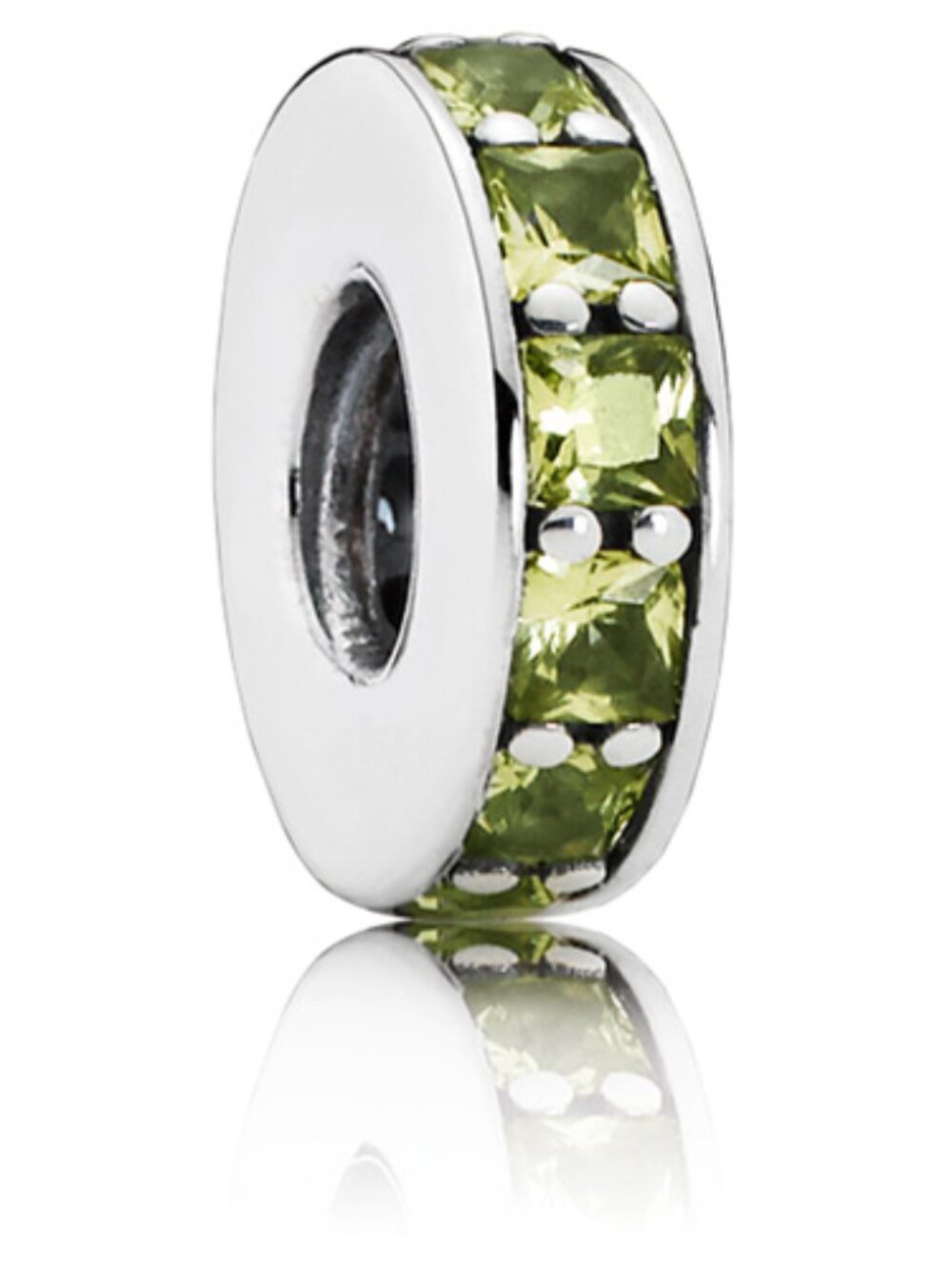 Clearance...NWOT Pandora GREEN ETERNITY Spacer ONLY 4 in STOCK